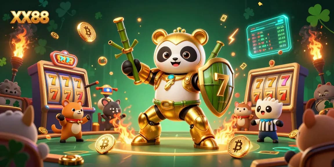 Engage in thrilling gameplay at XX88, featuring action-packed slots with a vibrant casino atmosphere.