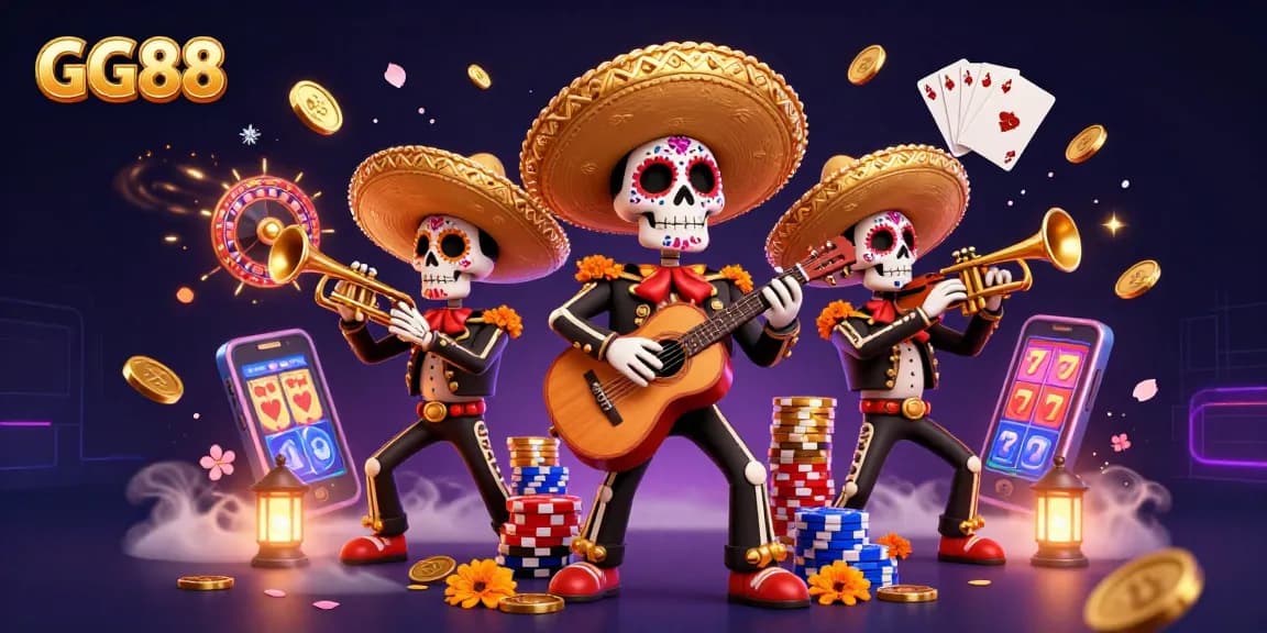 Engage with GG88’s lively 3D casino world featuring vibrant characters and dynamic gaming elements.