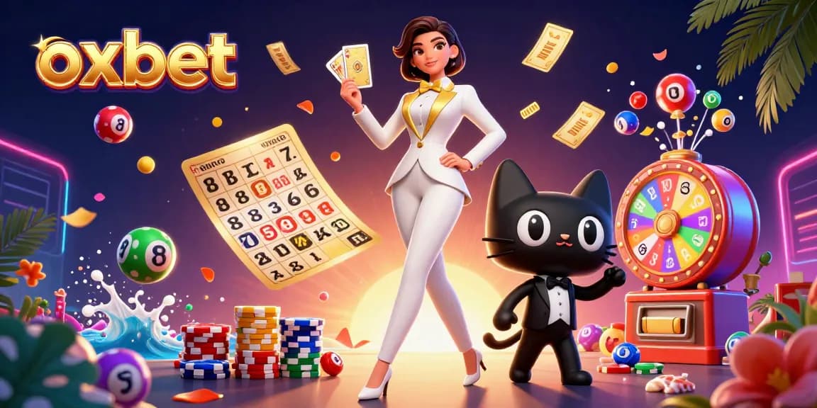 Experience thrilling gameplay at OXBET with vibrant lottery elements and engaging characters.