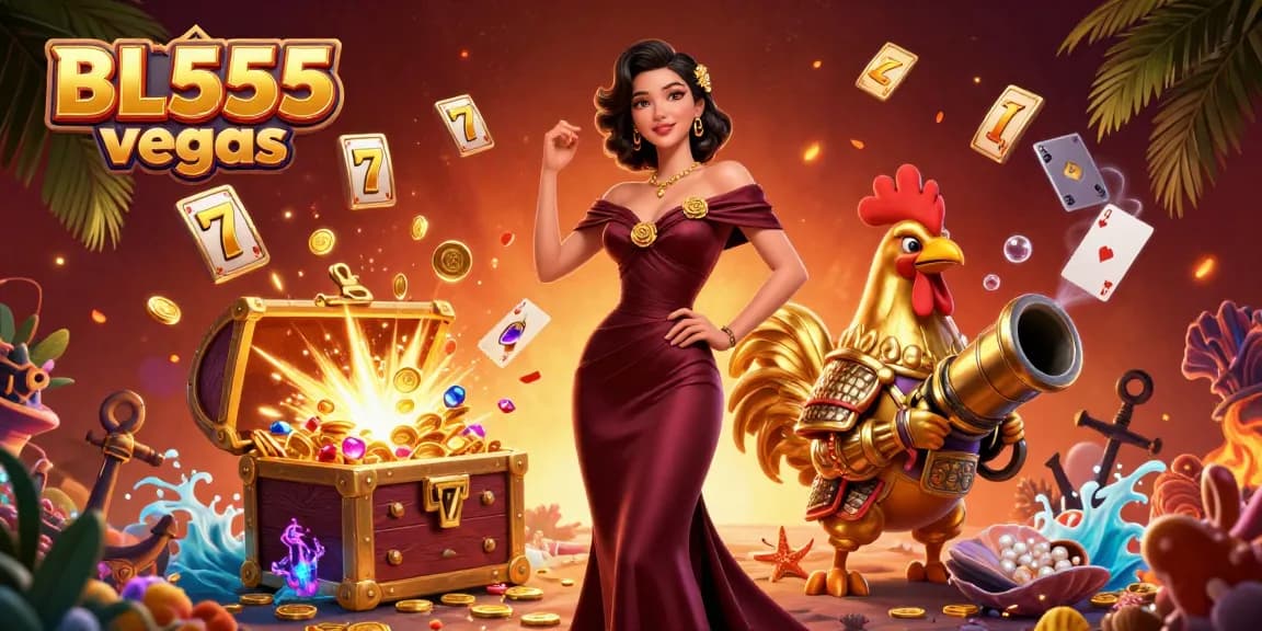 Win big at BL555 vegas with dynamic gaming scenes featuring luxury and excitement.