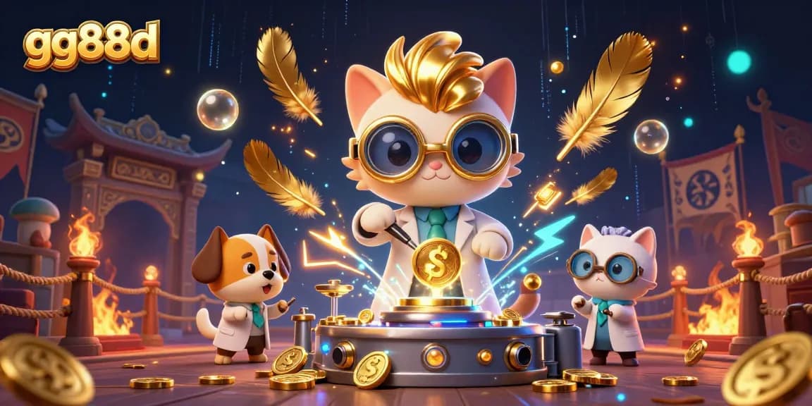Engage in thrilling casino gaming at gg88d, where golden coins and excitement abound!