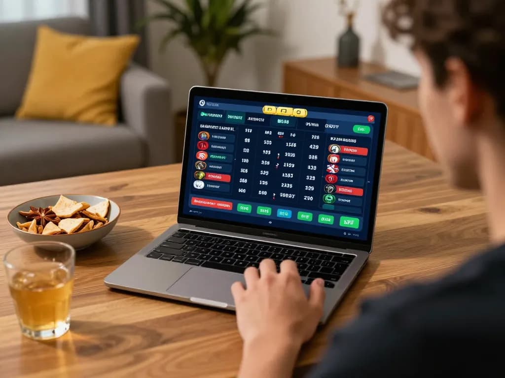 Experience the excitement of online sports betting through Website Xo88 in a cozy home environment.