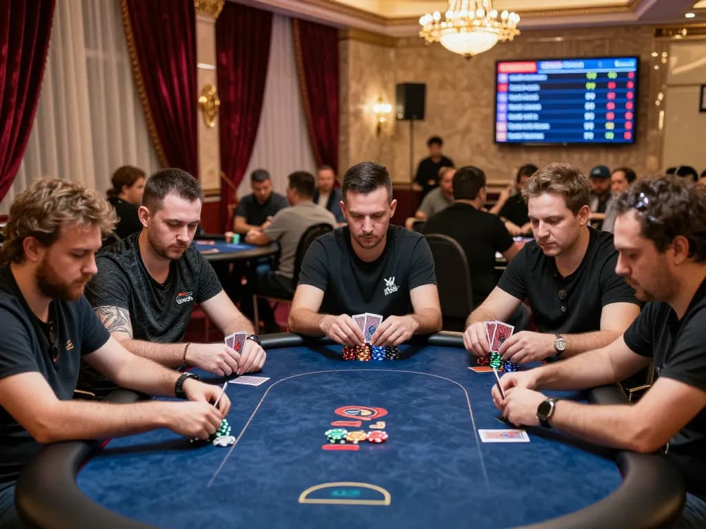Experience the excitement of professional poker gameplay at vuabet88i tournament with intense atmosphere and skilled players.