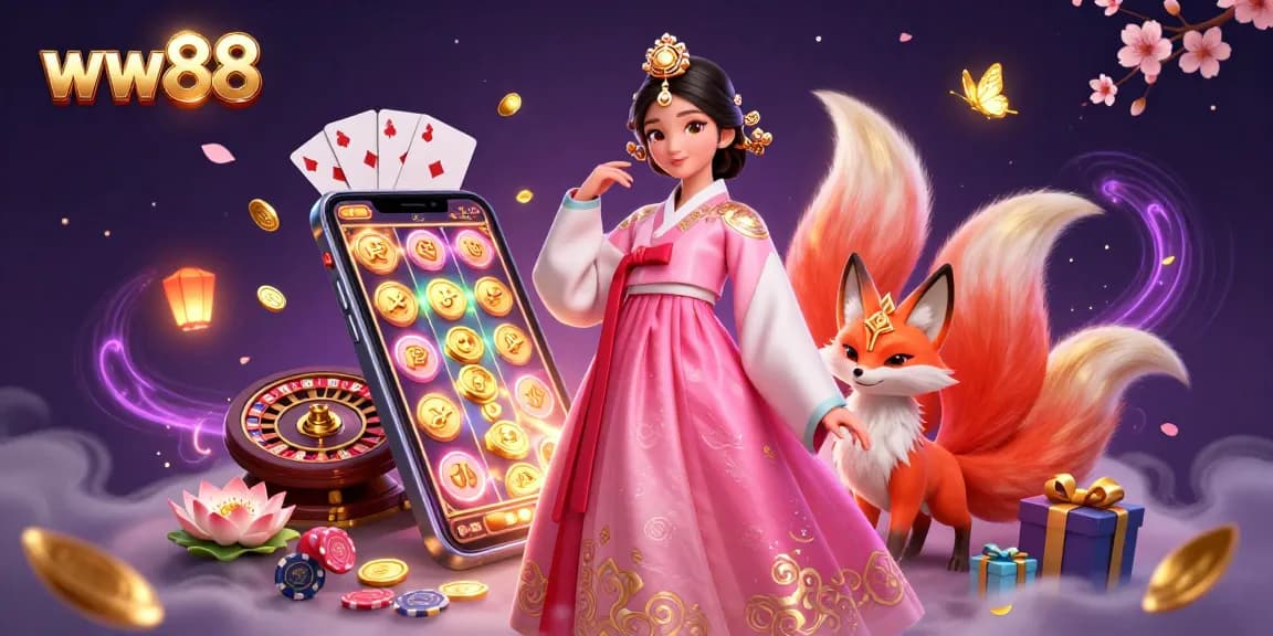 Experience thrilling slot games at ww88 with a stunning Asian woman, dynamic gameplay, and golden rewards.