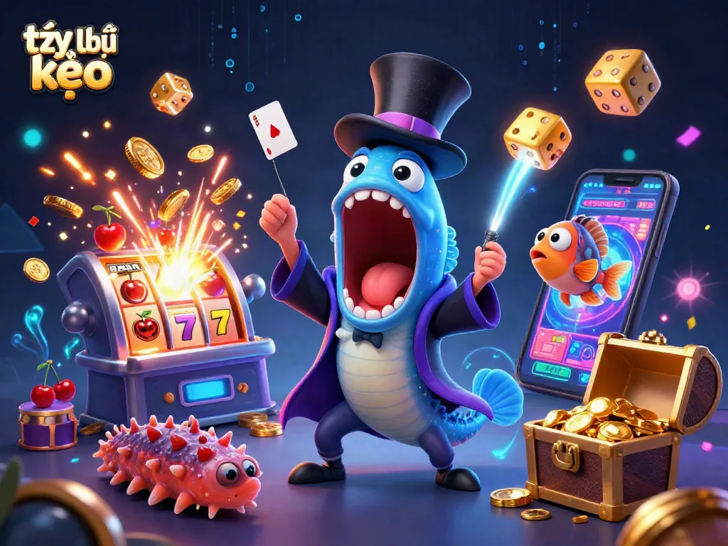Experience thrilling tỷ lệ kèo action with vibrant casino elements and magical characters.