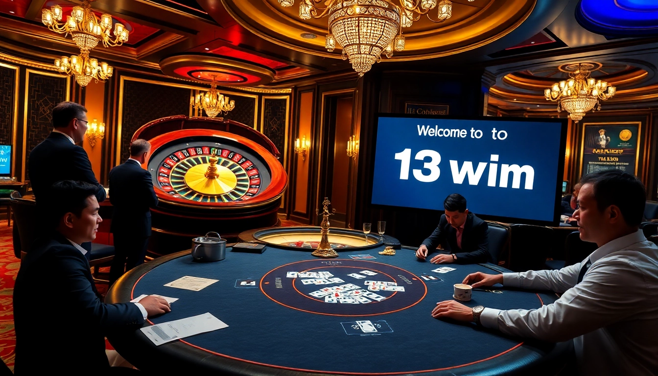 Experience the thrill of high-stakes gambling at 13 win.com, featuring luxurious poker games.