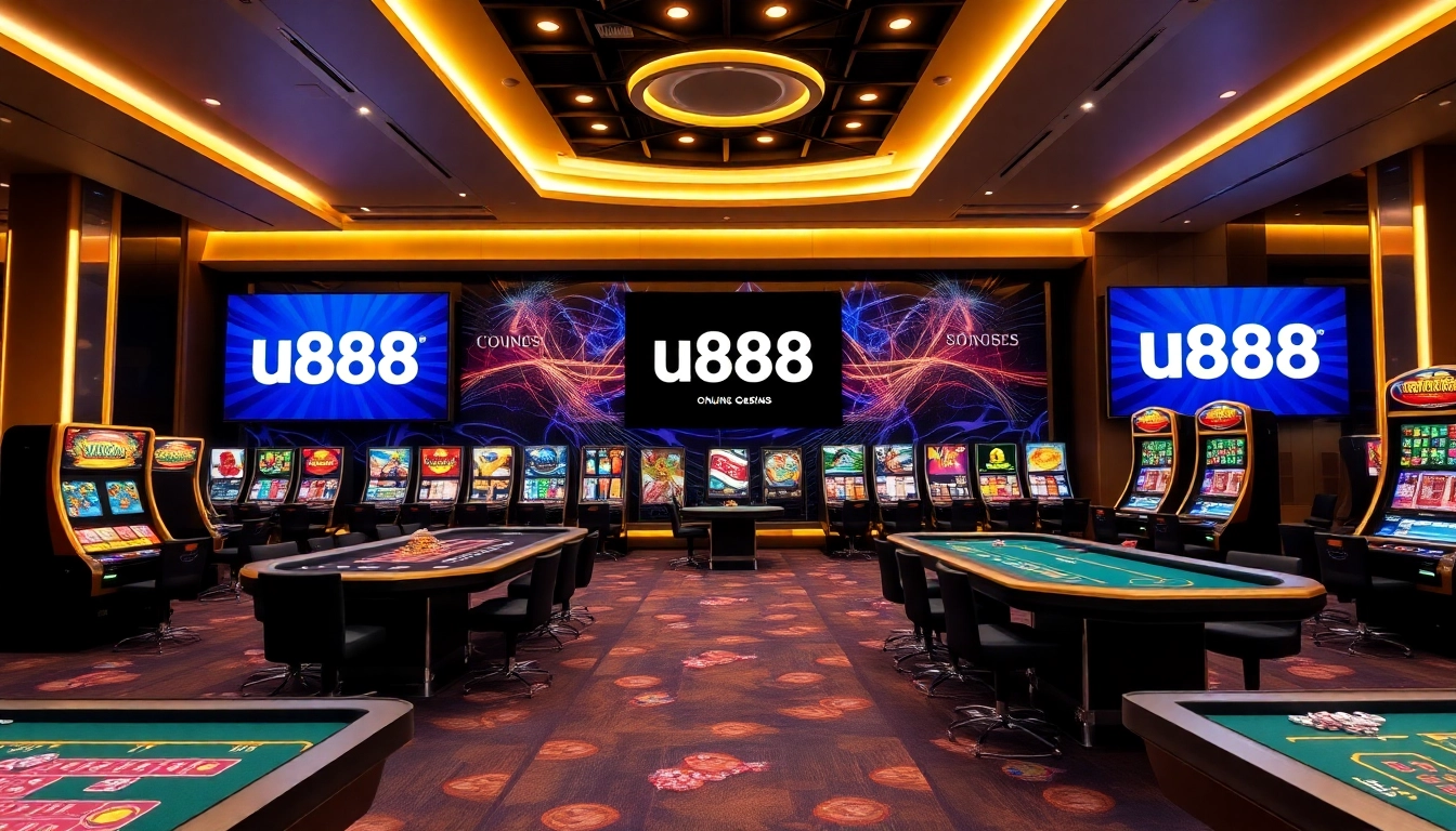 Experience the excitement of online gambling with u888's vibrant casino scene.