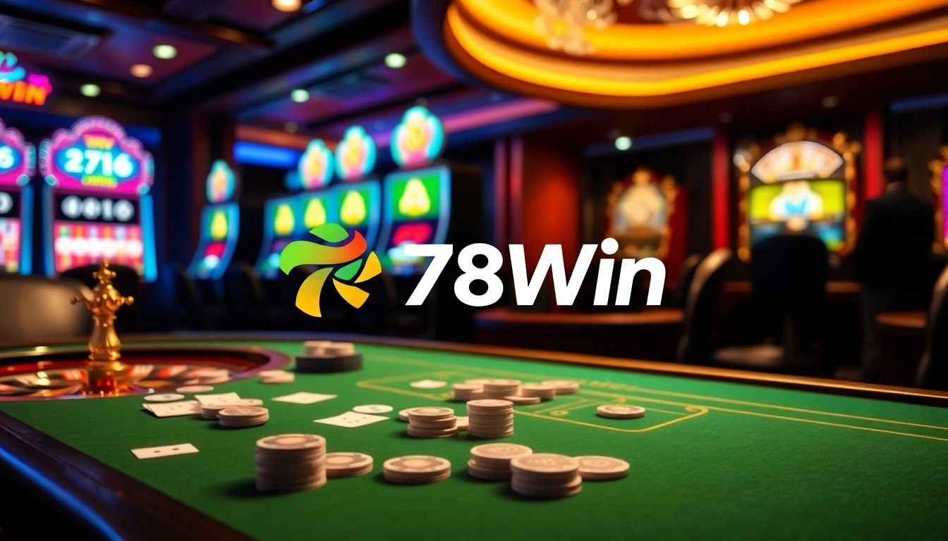 Experience thrilling gameplay at 78Win with luxury casino vibes and exciting betting action.