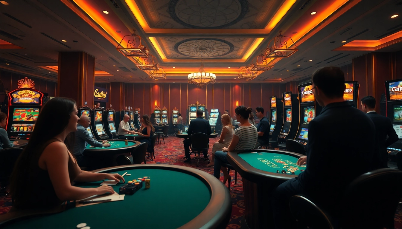 Experience the vibrant atmosphere of 88CLB's online casino, showcasing diverse gaming options and a welcoming environment.