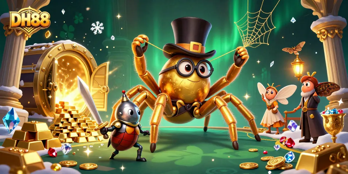 Experience thrilling gameplay at DH88 with vibrant casino elements and adventurous characters.