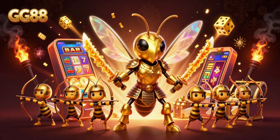 Experience the excitement of GG88 with a captivating 3D casino adventure illustration.